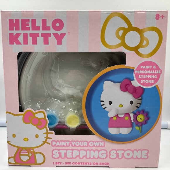 Hello Kitty Paint Your Own Stepping Stone Design 7” - Picture 1 of 2